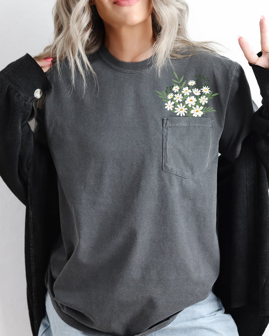 Floral Pocket T-Shirt