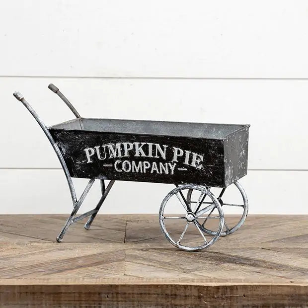Pumpkin Pie Decorative Wheelbarrow
