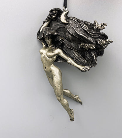 Nyx, the Goddess of the Night Ornament | Mythological Deities Figurine |Myths and Legends Character,Mythic Ornament for Gothic Holiday Decor