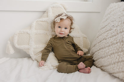 Solid Bamboo Zippy Pajamas - more colors
