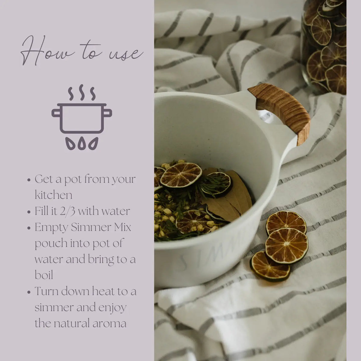 Be Cozy Autumn Simmer Mix | Natural Stovetop Potpourri