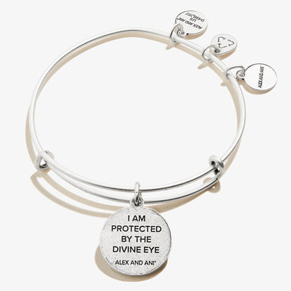 Evil Eye + Sodalite Charm Bangle