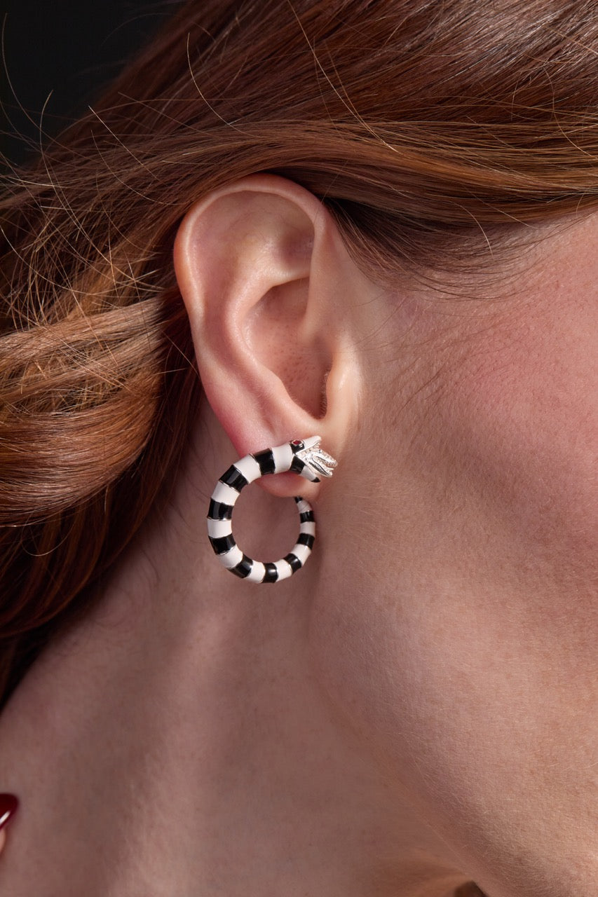 BEETLEJUICE™ Sandworm Hoop Earring
