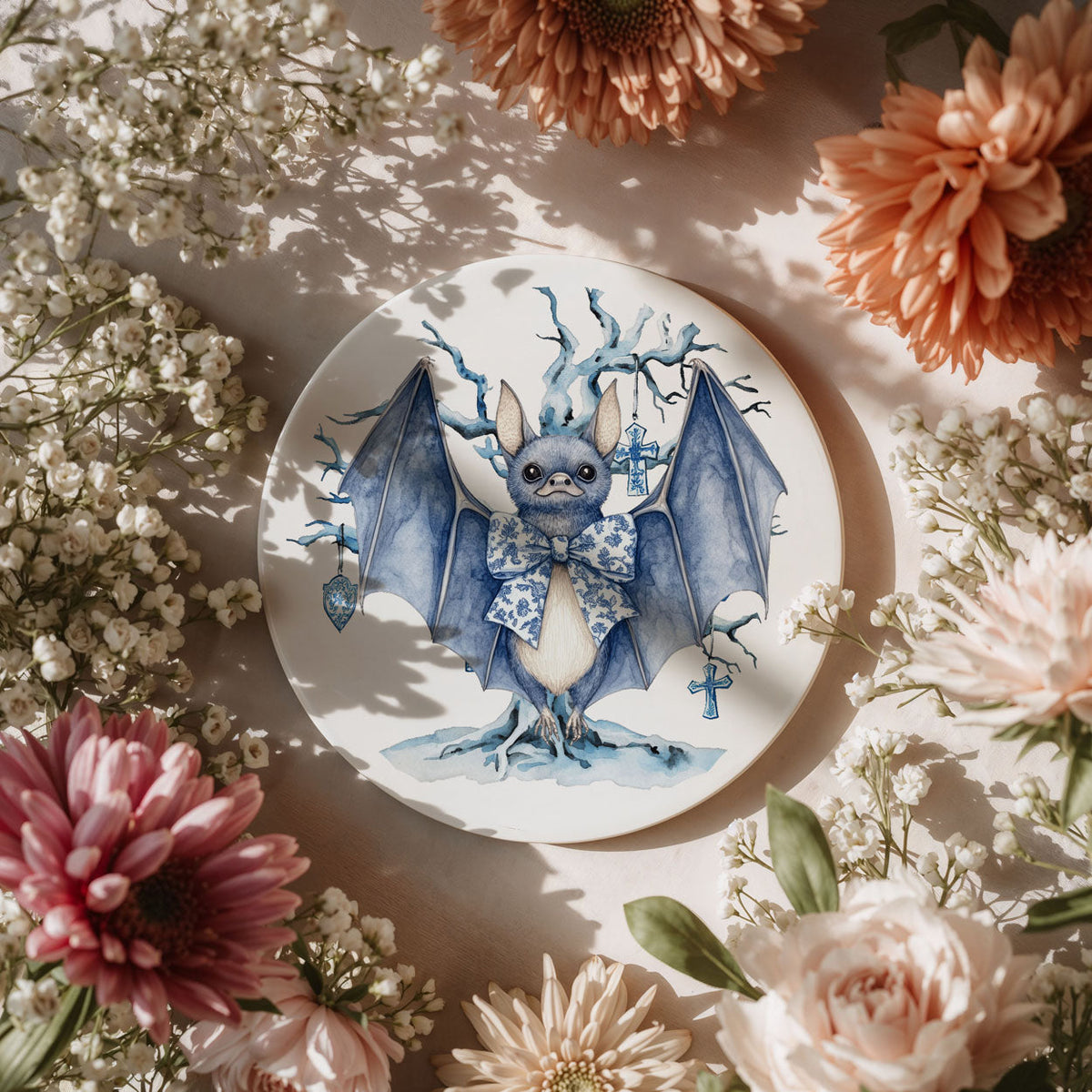 Chinoiserie Halloween Coasters