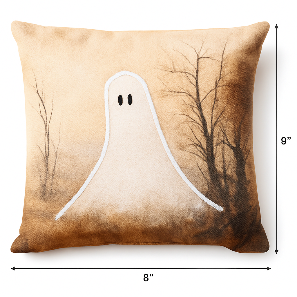 Ghost Landscape Mini Throw Pillows | 4 Styles