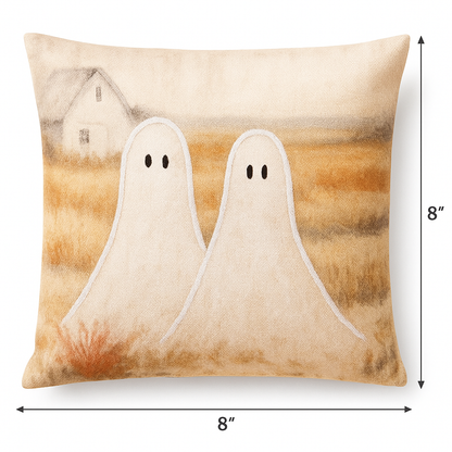 Ghost Landscape Mini Throw Pillows | 4 Styles