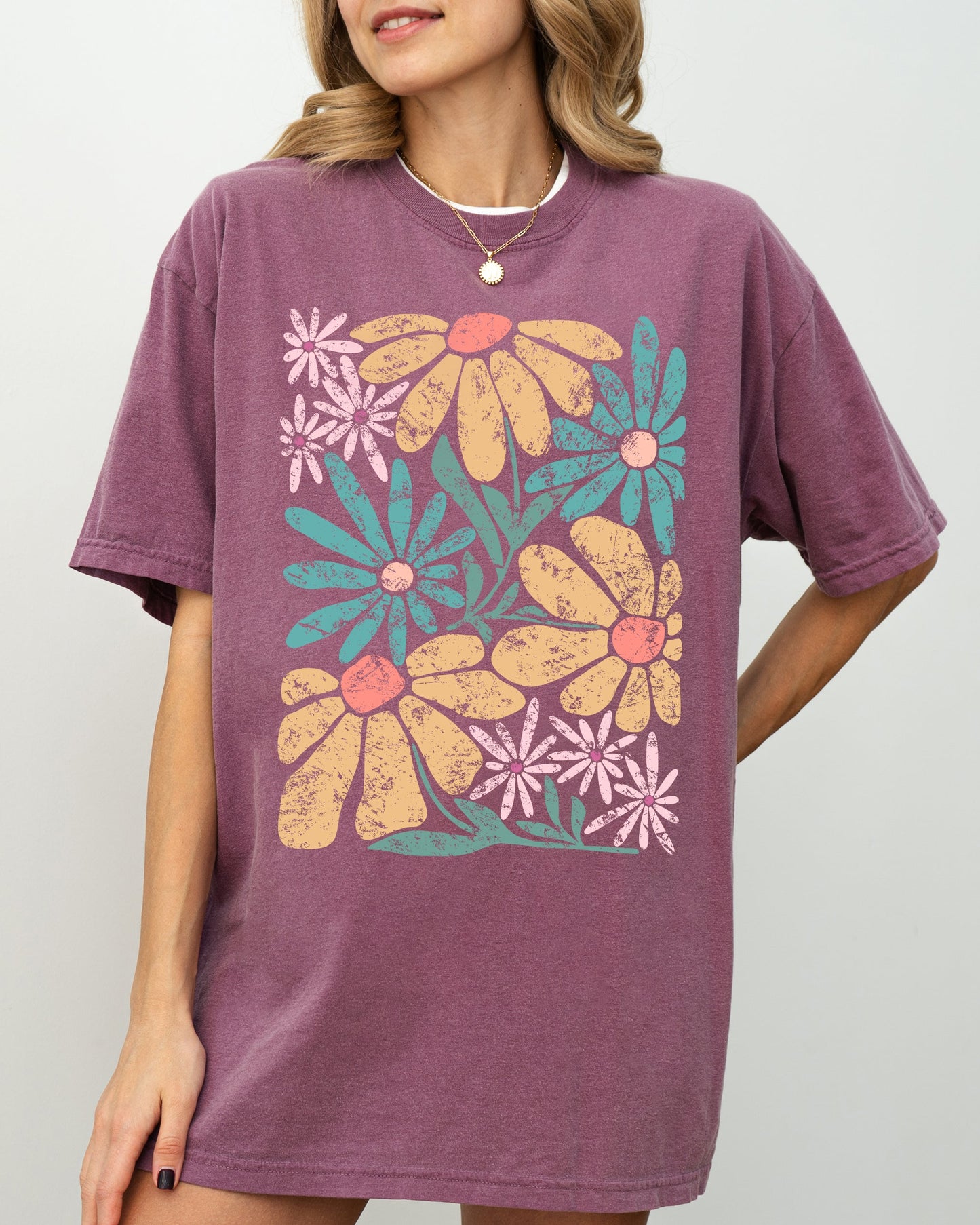 Gorgeous Abstract Flowers T-Shirt