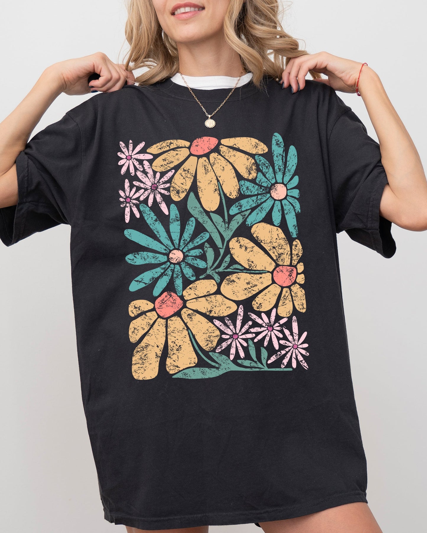 Gorgeous Abstract Flowers T-Shirt