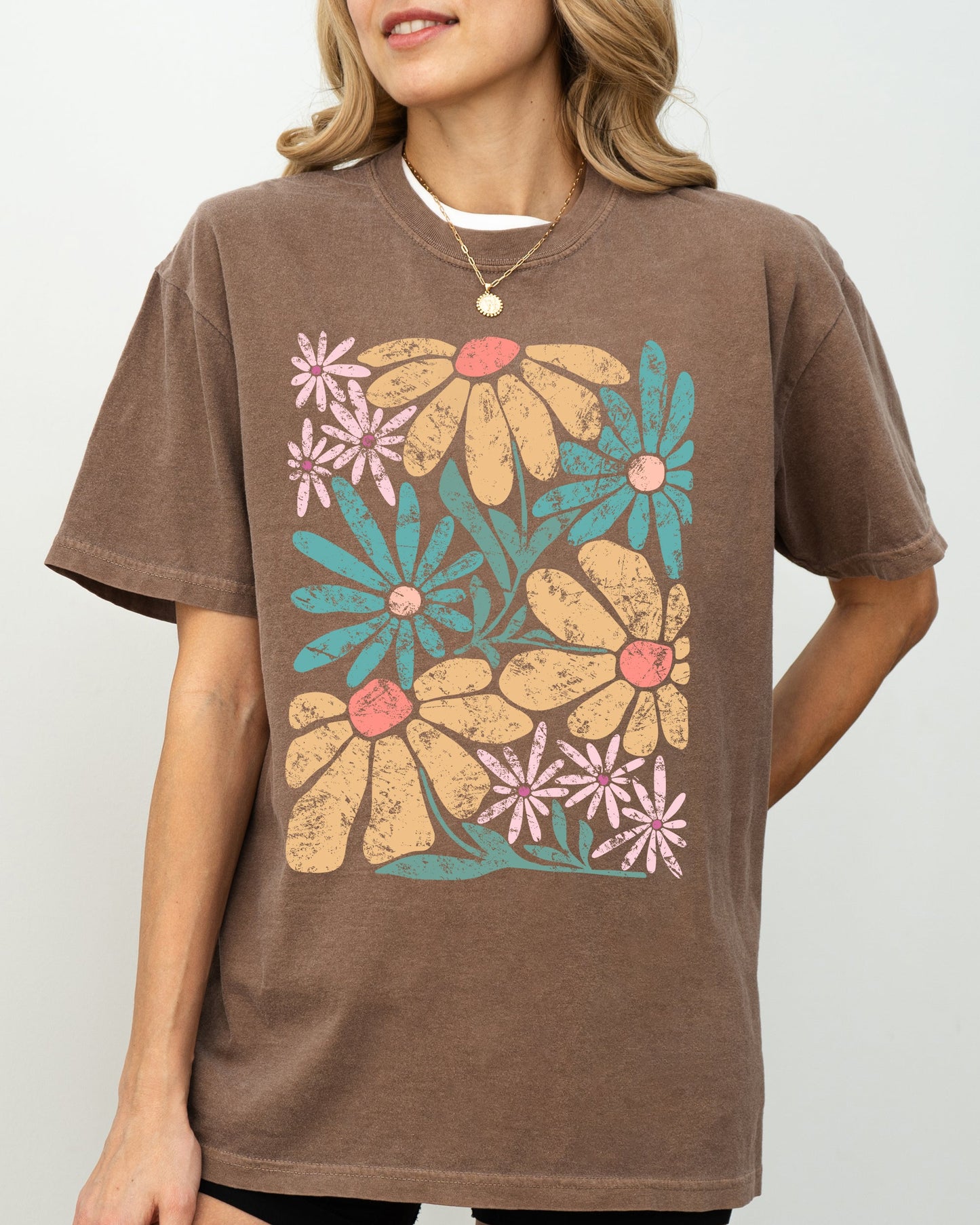 Gorgeous Abstract Flowers T-Shirt