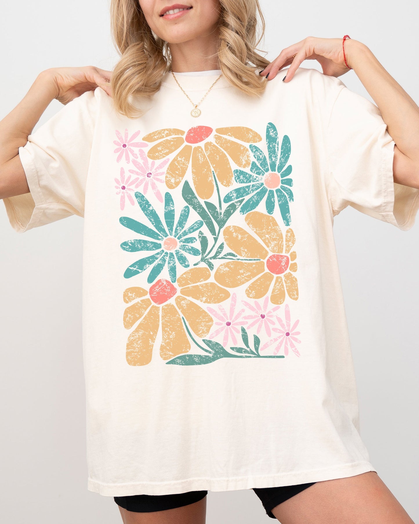 Gorgeous Abstract Flowers T-Shirt