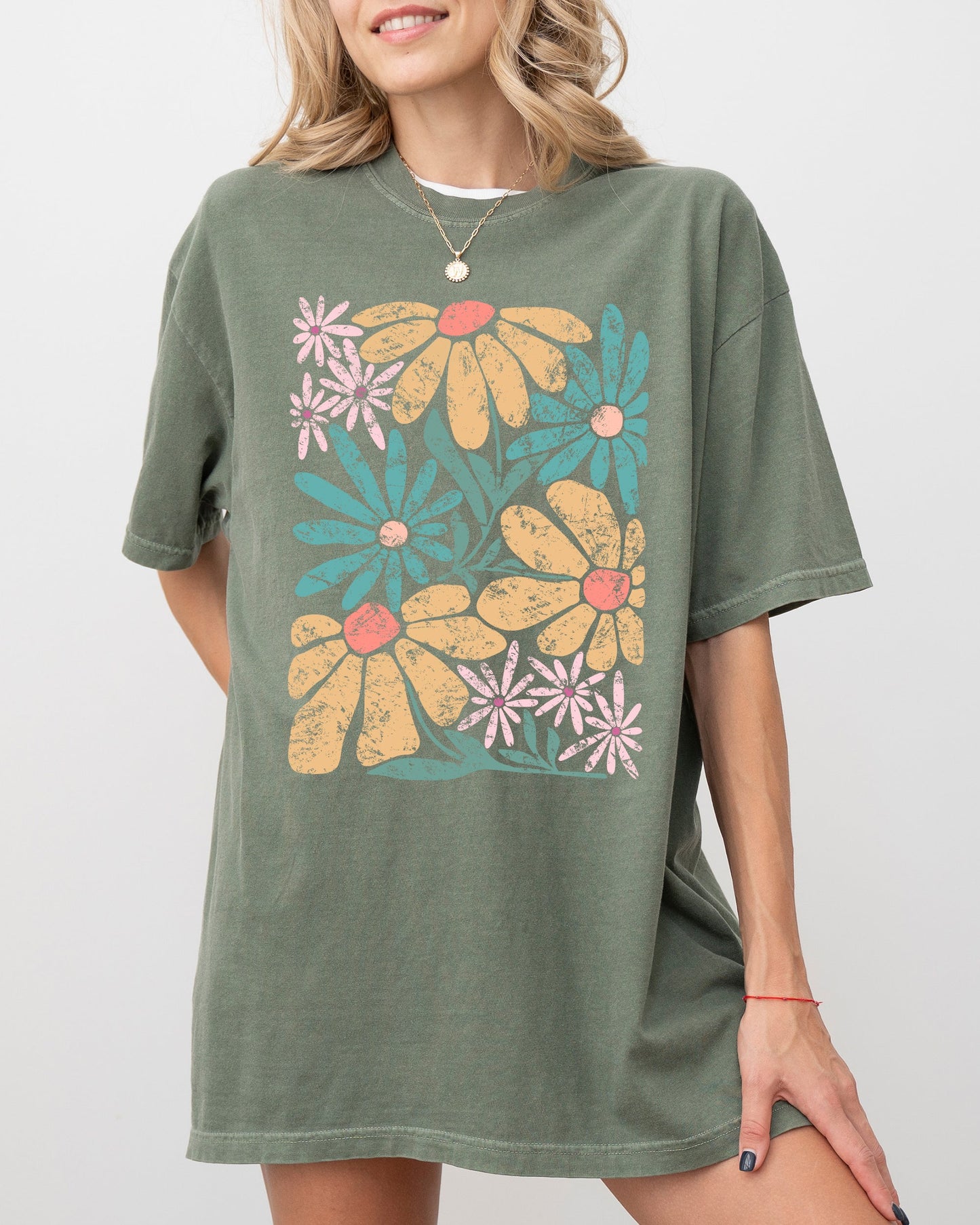Gorgeous Abstract Flowers T-Shirt