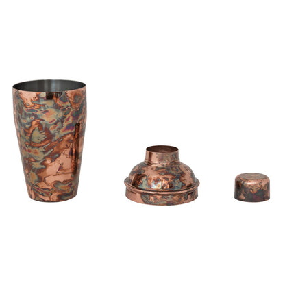 Oxidized Copper Cocktail Shaker