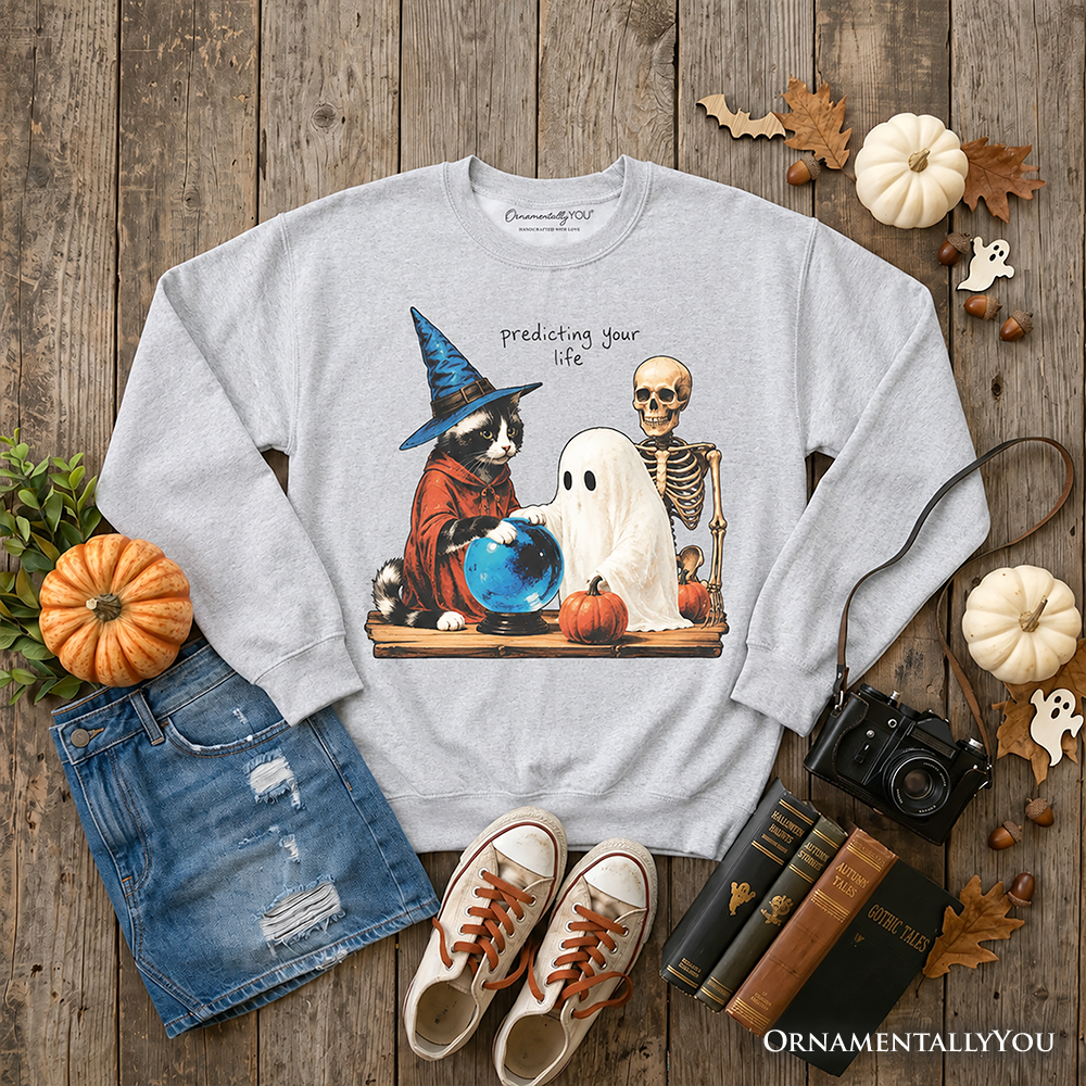 Predicting Your Life Witch Raccoon Sweatshirt