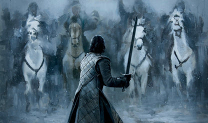 King in the North - Game of Thrones - Jon Snow Art Print