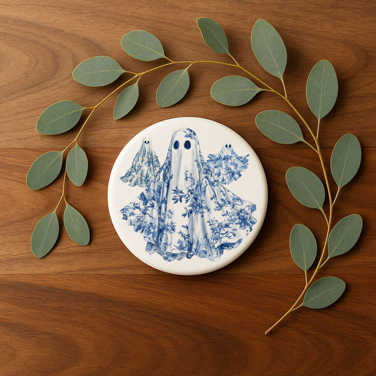 Chinoiserie Halloween Coasters