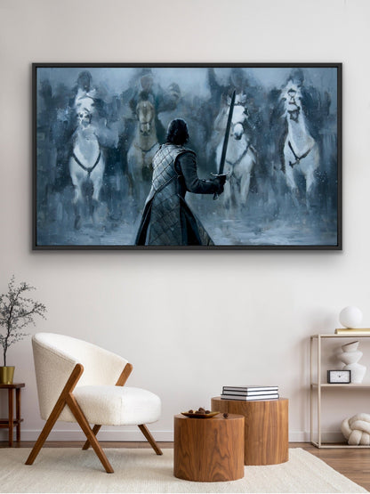 King in the North - Game of Thrones - Jon Snow Art Print