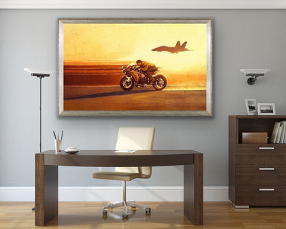 TOP GUN MAVERICK PAINTING - It's time to let go