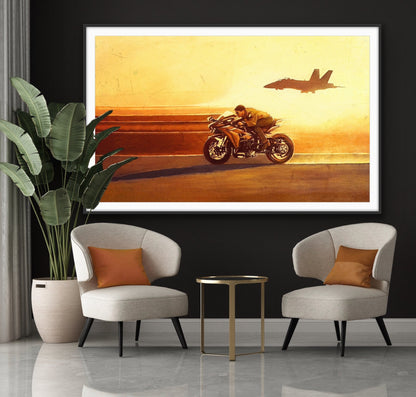 TOP GUN MAVERICK PAINTING - It's time to let go