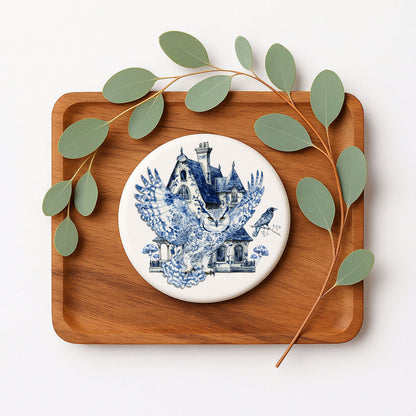Chinoiserie Halloween Coasters