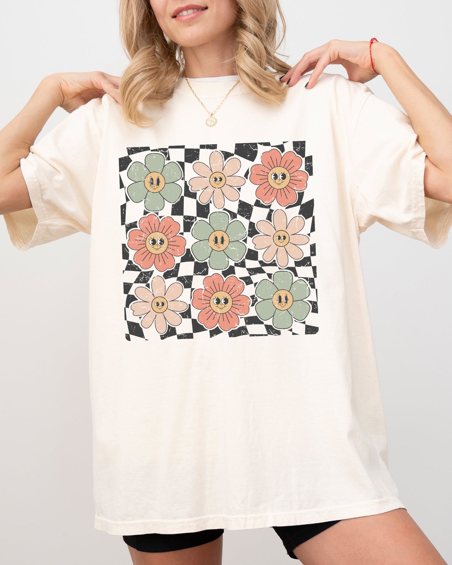 Retro Flowers T-Shirt