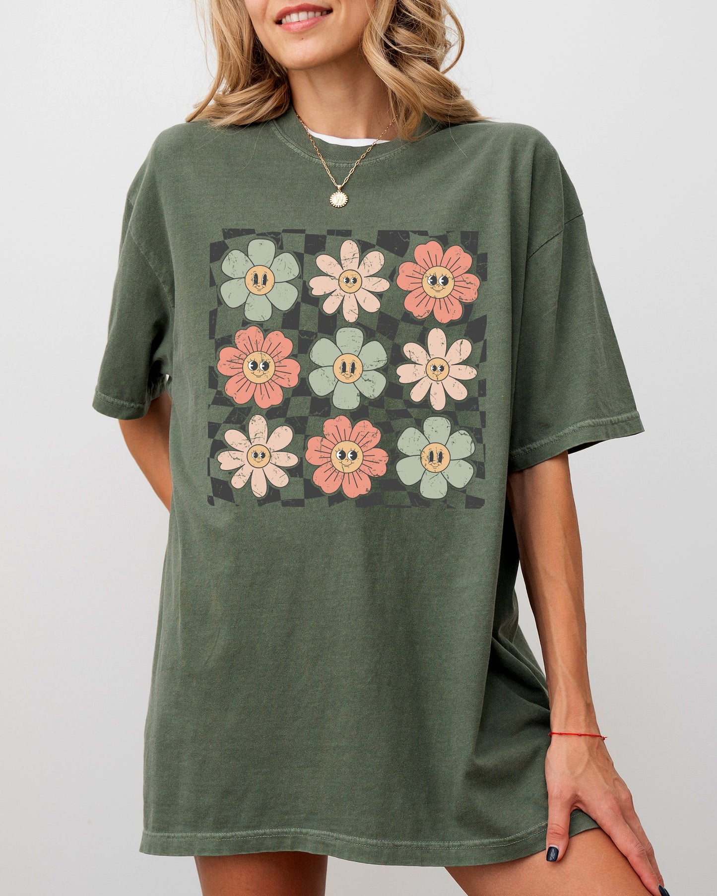 Retro Flowers T-Shirt