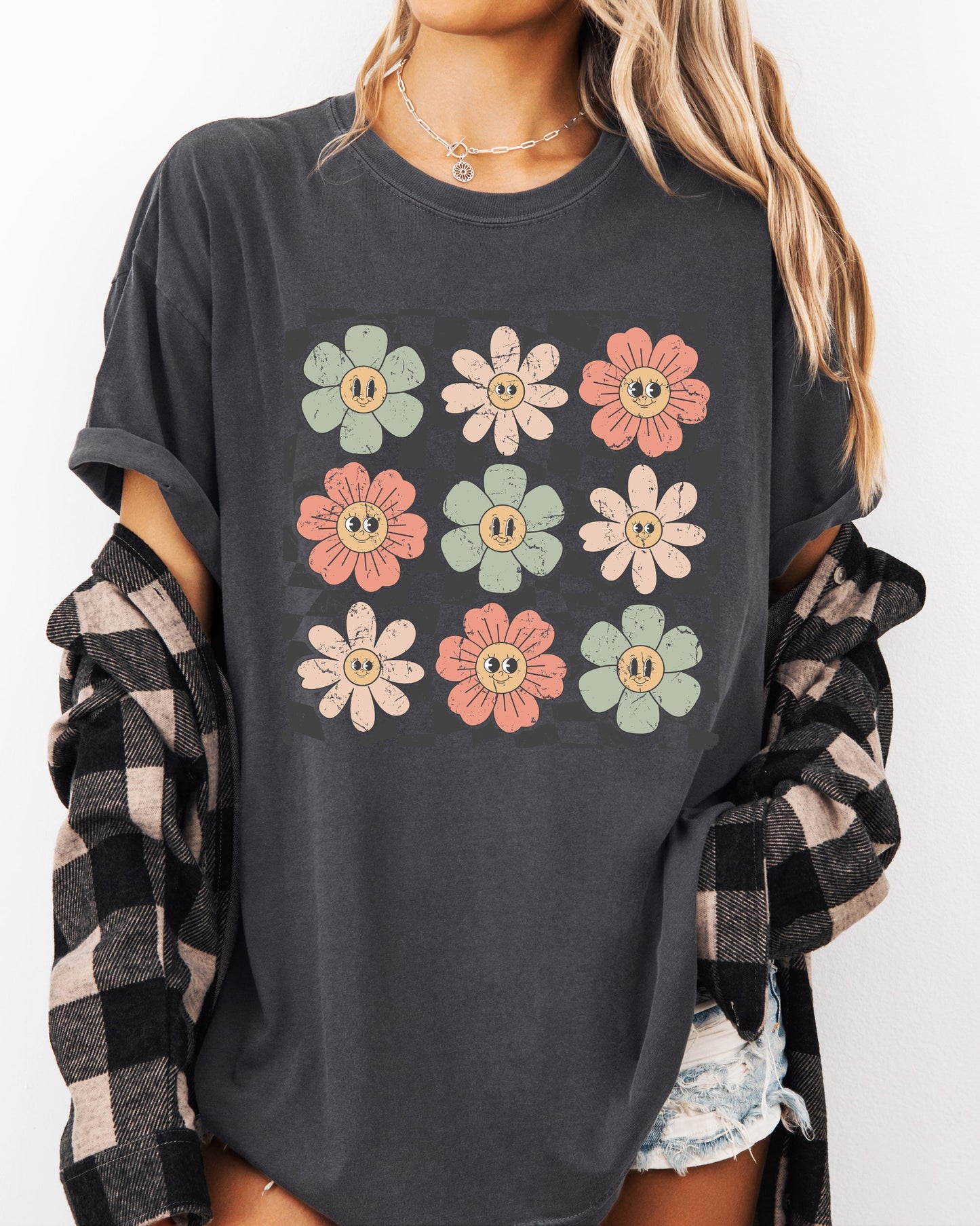 Retro Flowers T-Shirt