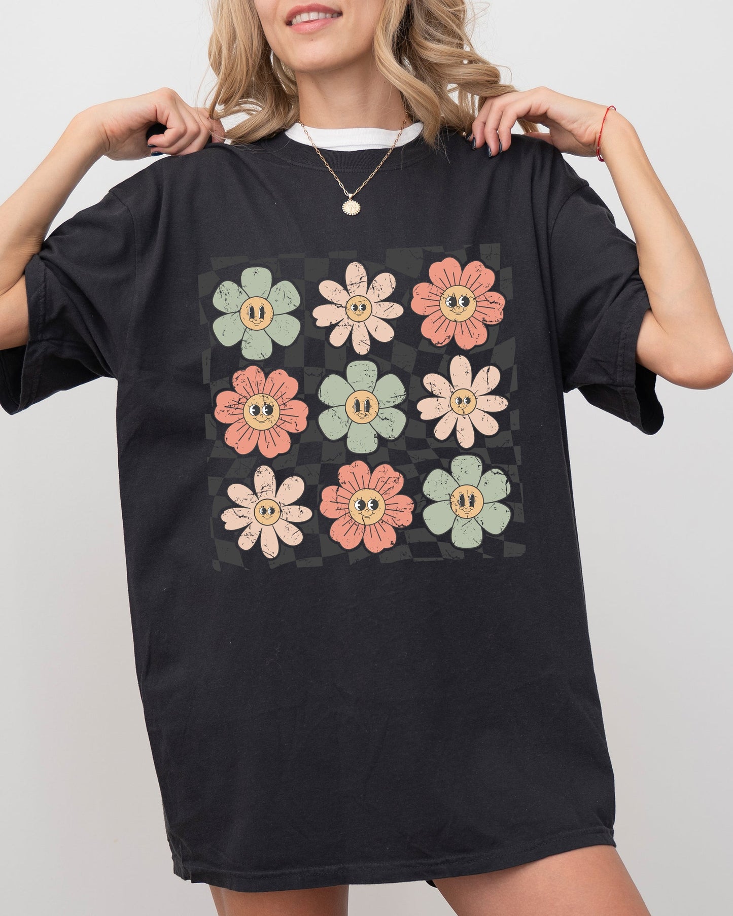 Retro Flowers T-Shirt