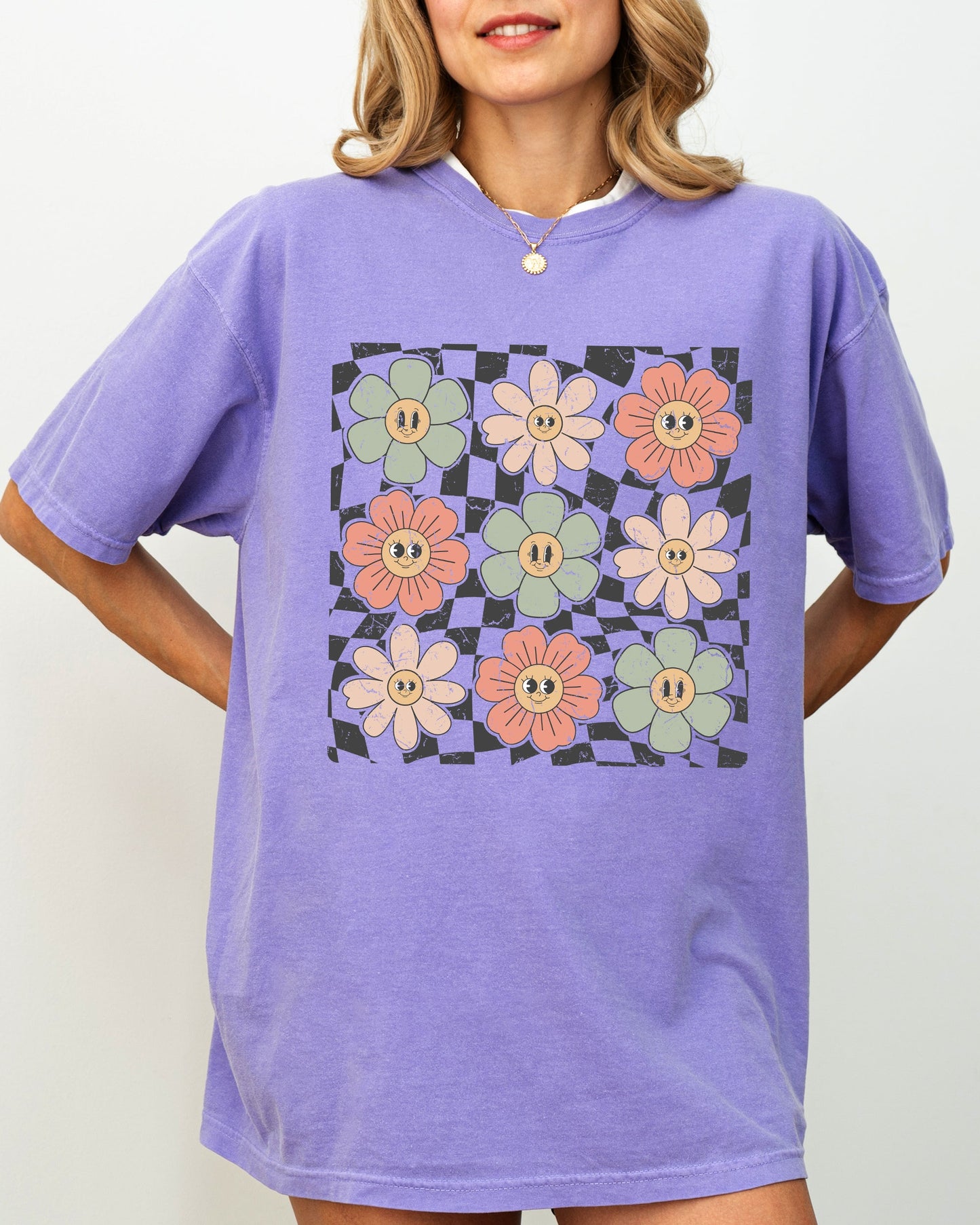 Retro Flowers T-Shirt