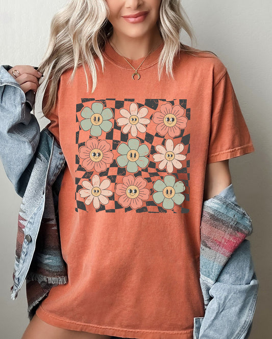 Retro Flowers T-Shirt