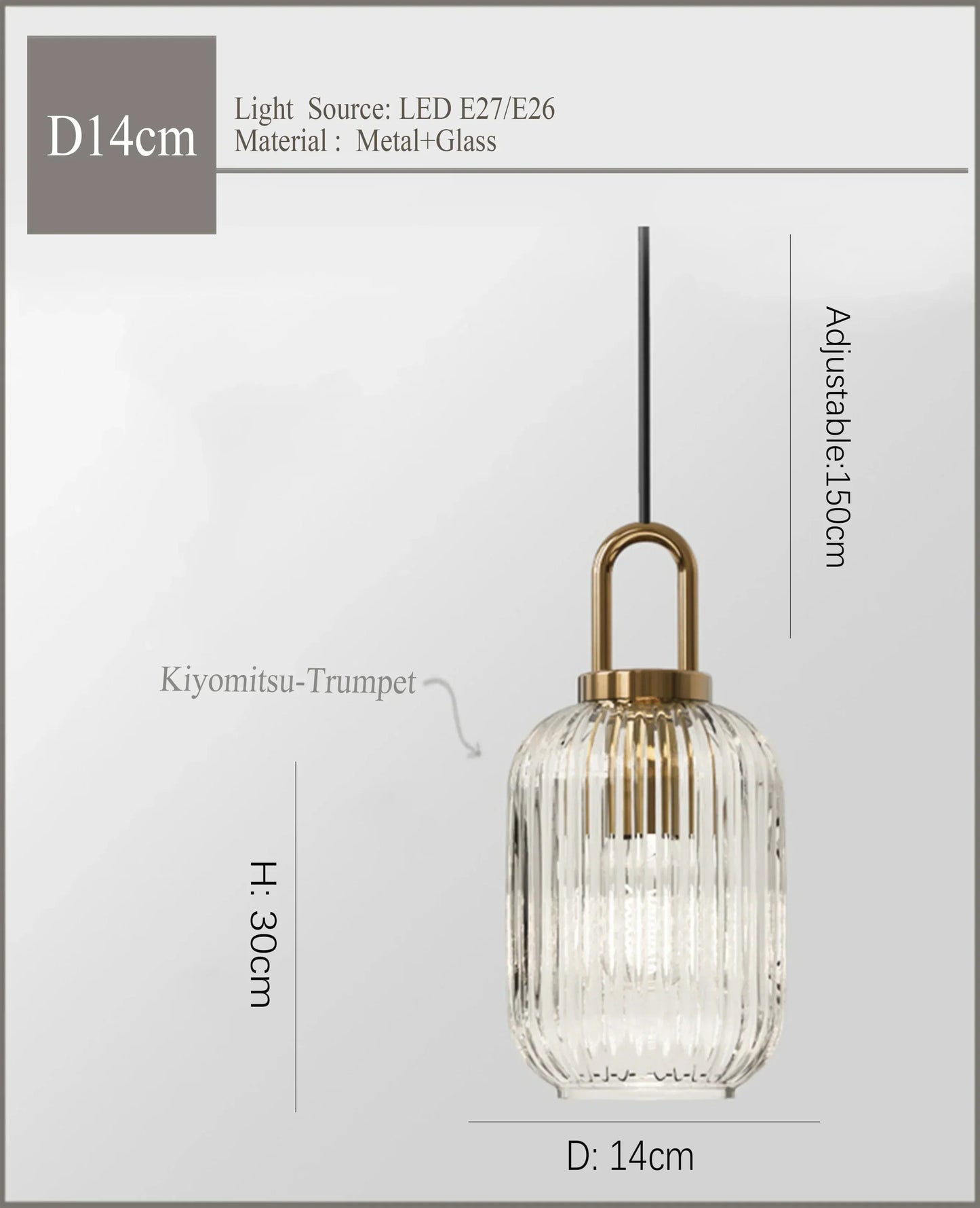 Japanese Glass Pendant Light