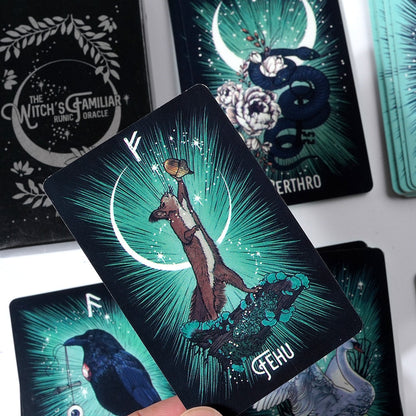 The Witch's Familiar Runic Oracle Cards