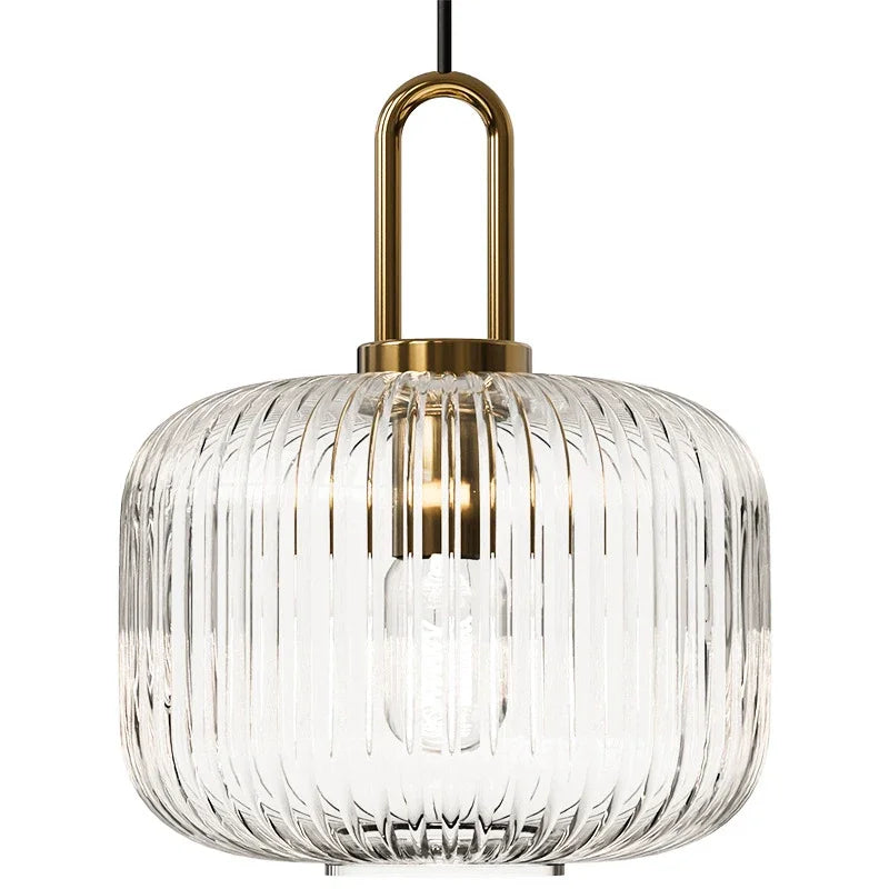 Japanese Glass Pendant Light