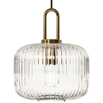 Japanese Glass Pendant Light