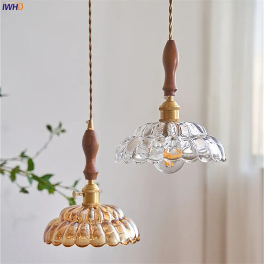 Vintage Glass LED Pendant Lamp