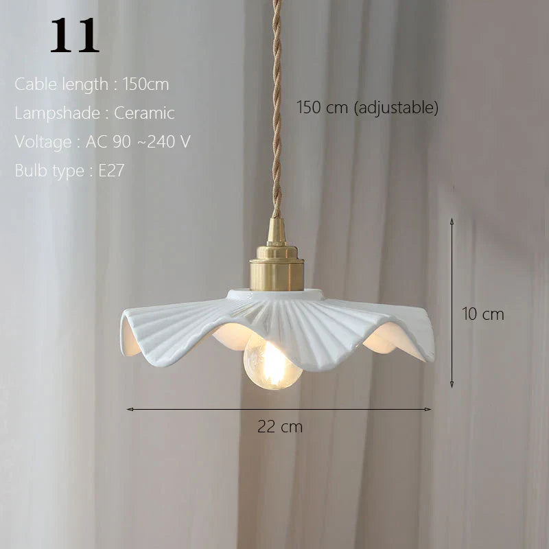 Japanese Ceramic Pendant Light