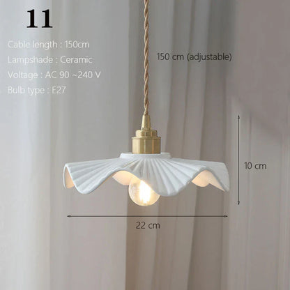Japanese Ceramic Pendant Light