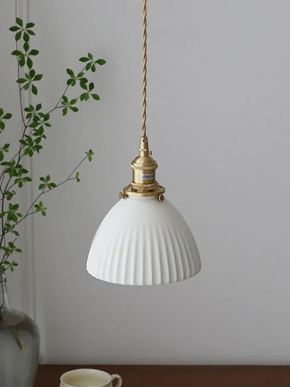 Japanese Ceramic Pendant Light