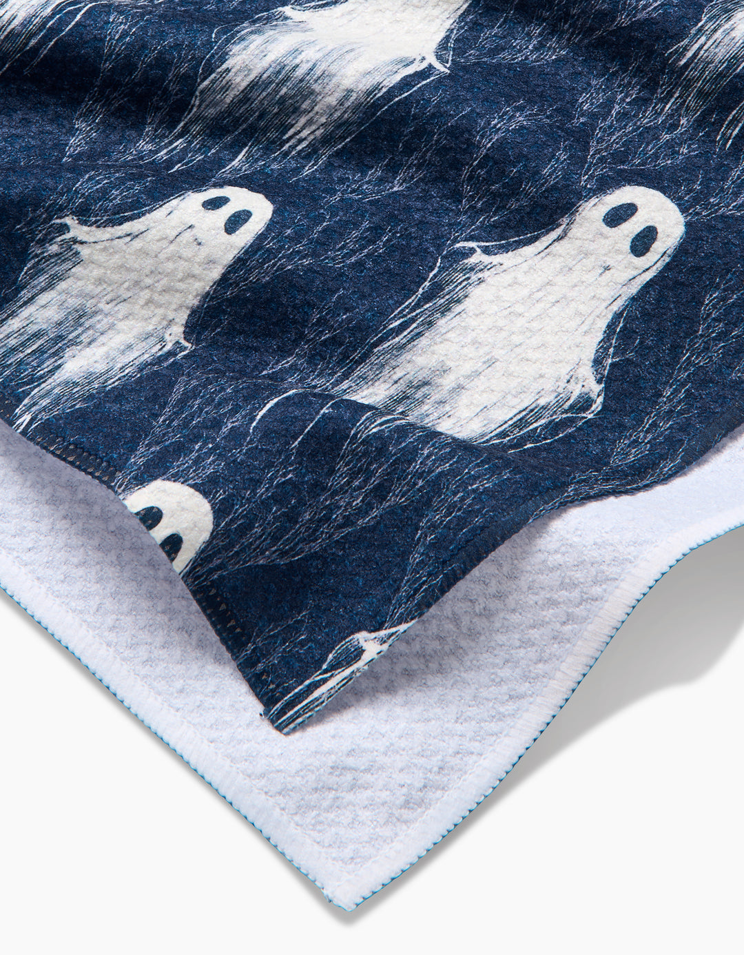 Ghosting Around Geometry Tea Towel