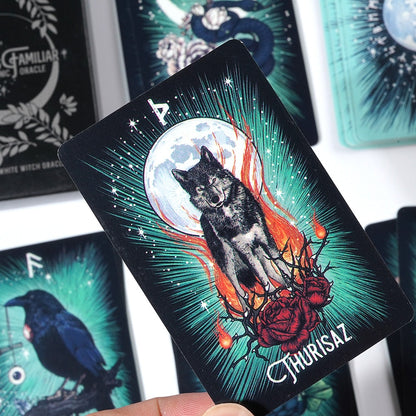 The Witch's Familiar Runic Oracle Cards