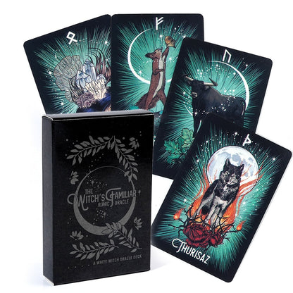 The Witch's Familiar Runic Oracle Cards