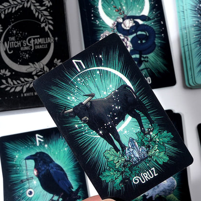 The Witch's Familiar Runic Oracle Cards