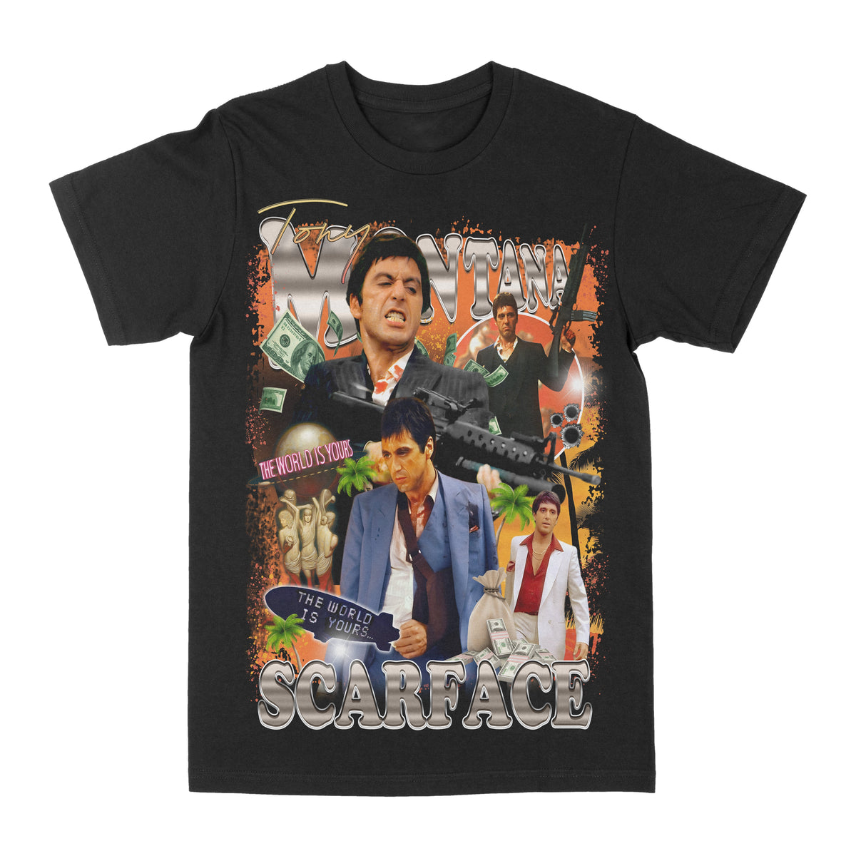 Tony Montana "The World Is  Yours" Graphic Tee