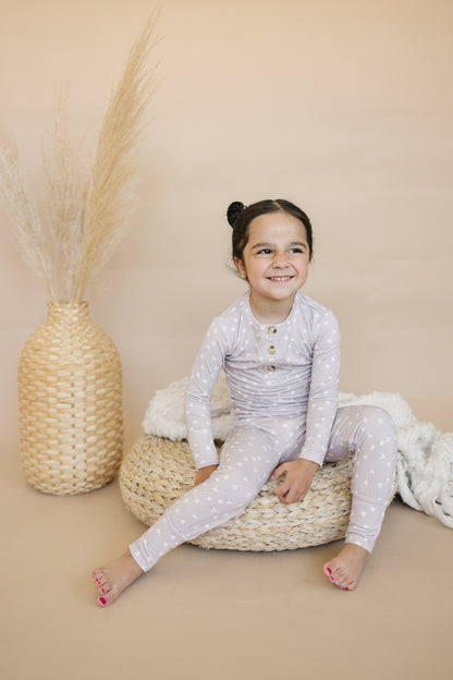 Oopsie Daisy 2pc Henley Bamboo Pajamas - Sizes Newborn & Up!