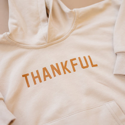 Thankful Hooded Sweatshirt - Mauve
