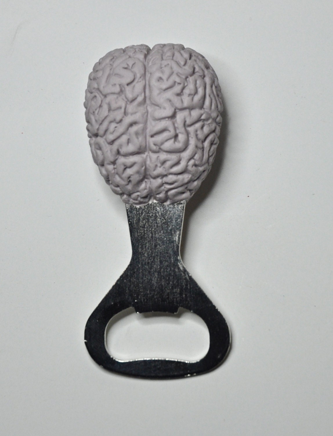 Brain Bottle Opener, Hand Painted Resin | Gothic Medical Decor, Anatomy Brain Bottle Opener |Fantasy Gothic Wine and Barware Gift