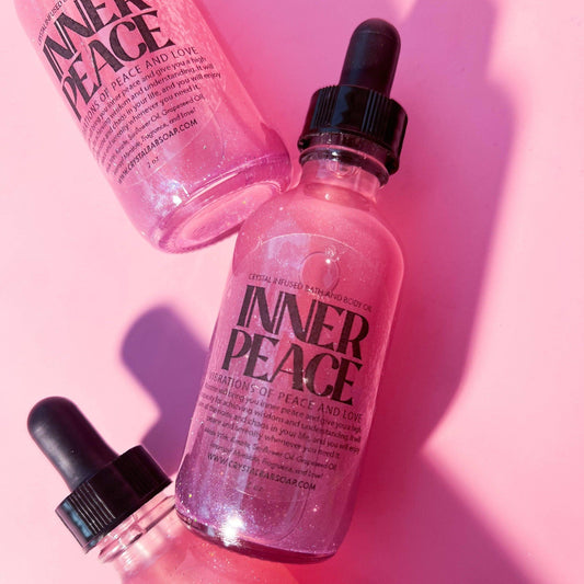 Inner Peace Crystal Infused Bath & Body Oil