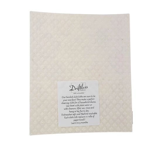 Fall Mushroom Pattern Swedish Dishcloth - Fall Kitchen