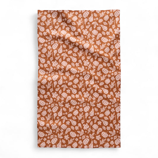 Farm Harvesting Days Geometry Tea Towel