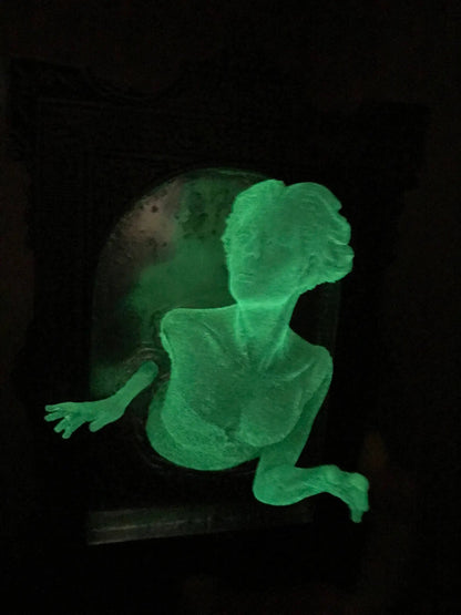 Ghost in the Mirror Wall Plaque, Glow in the Dark