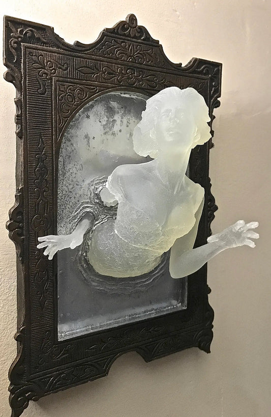 Ghost in the Mirror Wall Plaque, Glow in the Dark
